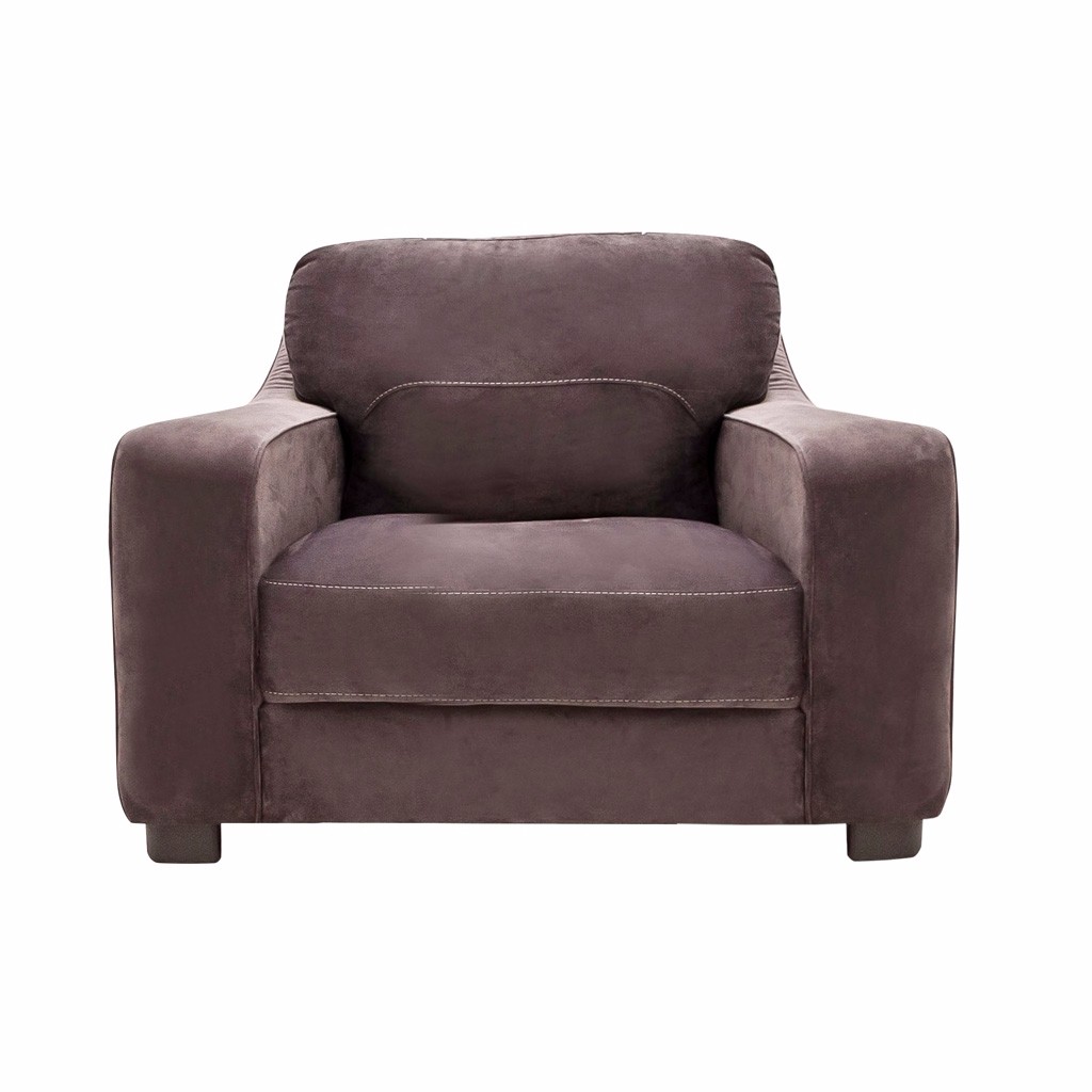 Sillón Gabo Tapizado en Velvet Gris