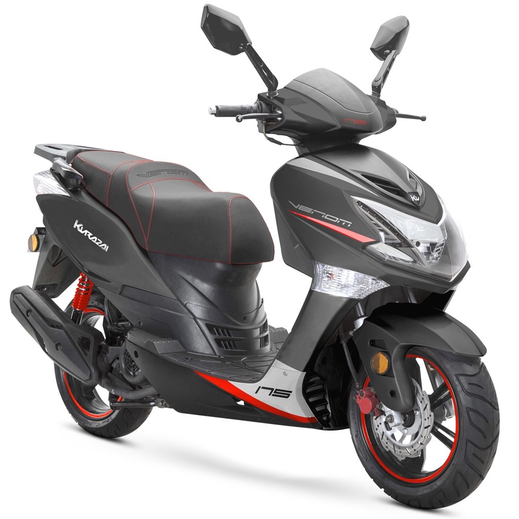 Motocicleta Tipo Scooter Kurazai Venom Negra 175 cc