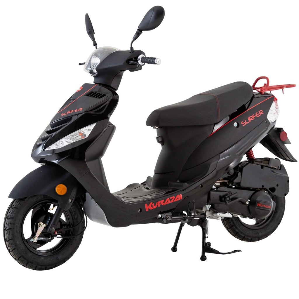 Motocicleta Tipo Scooter Kurazai Surfer Negra 125 cc (2016)