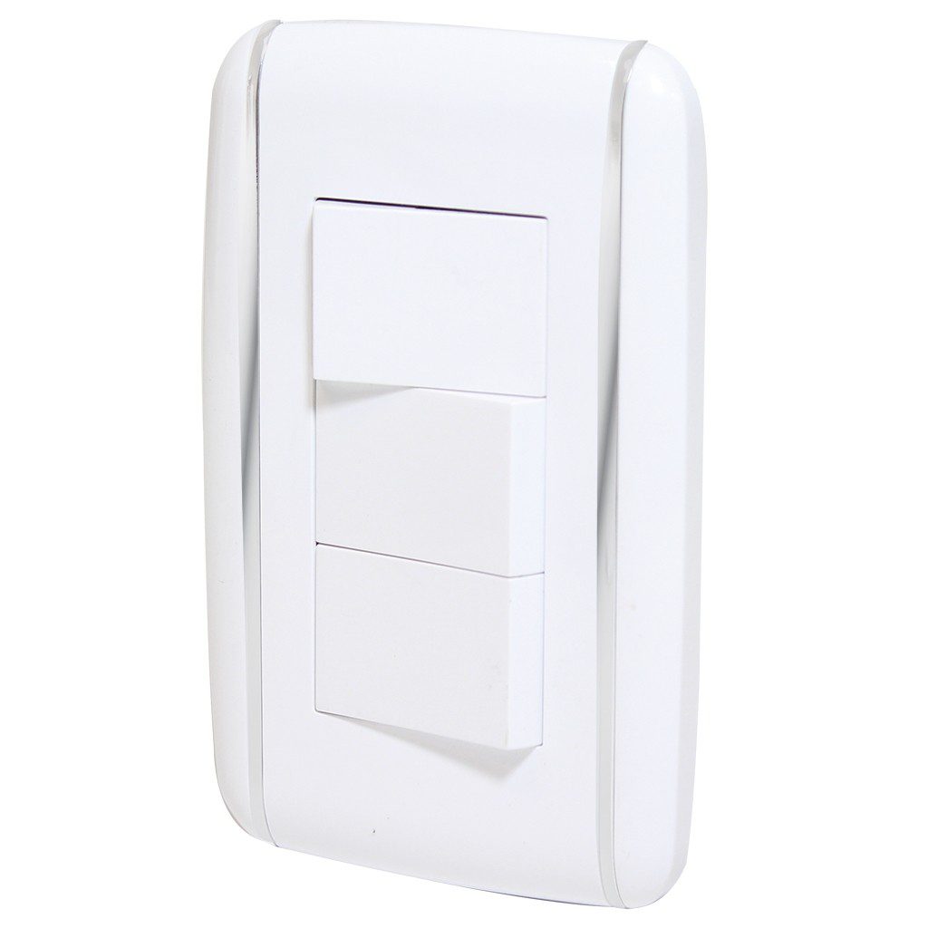 Paquete de 2 Apagador triple con placalínea vicenza