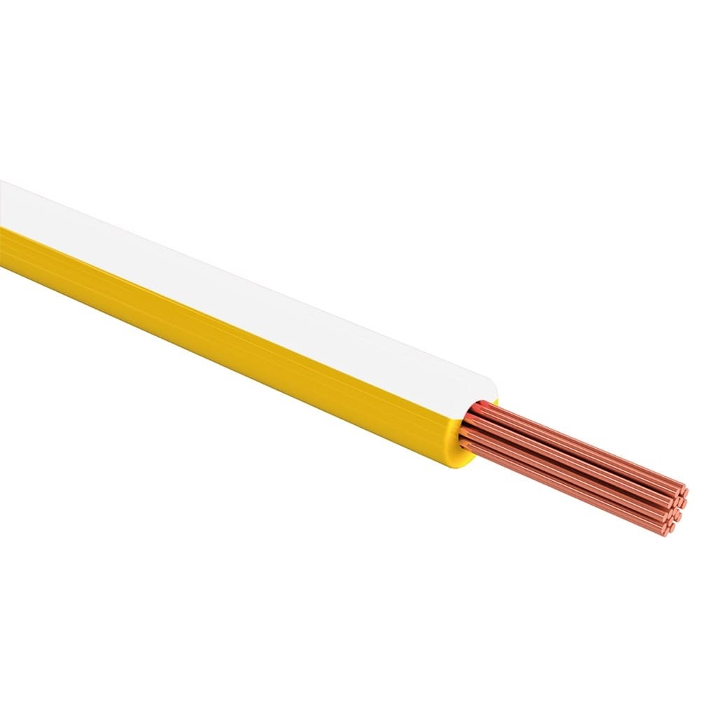 Cable THW calibre 14 color blanco rollo de 100m Keer