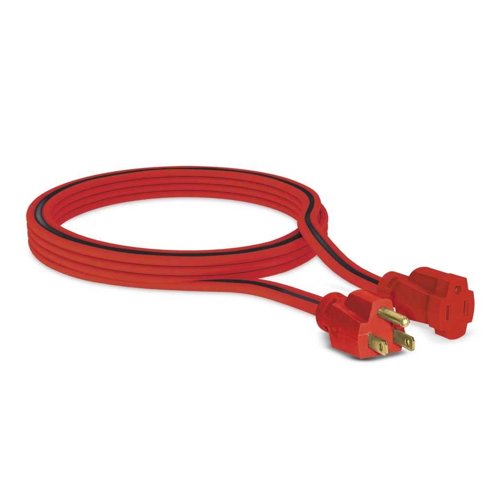 Extensión uso rudo aterrizada 4.6 m roja