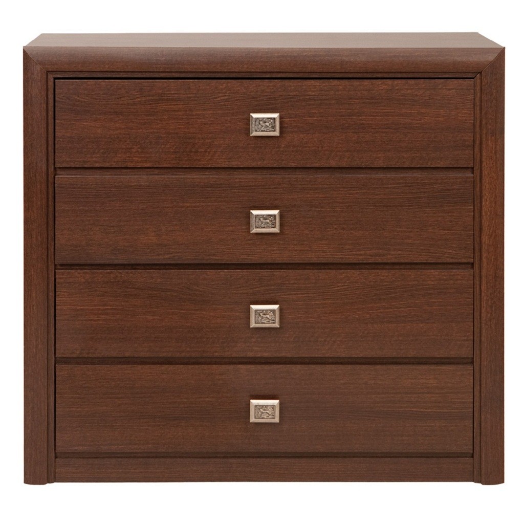 Cómoda Koen Estilo Contemporáneo 4 Cajones