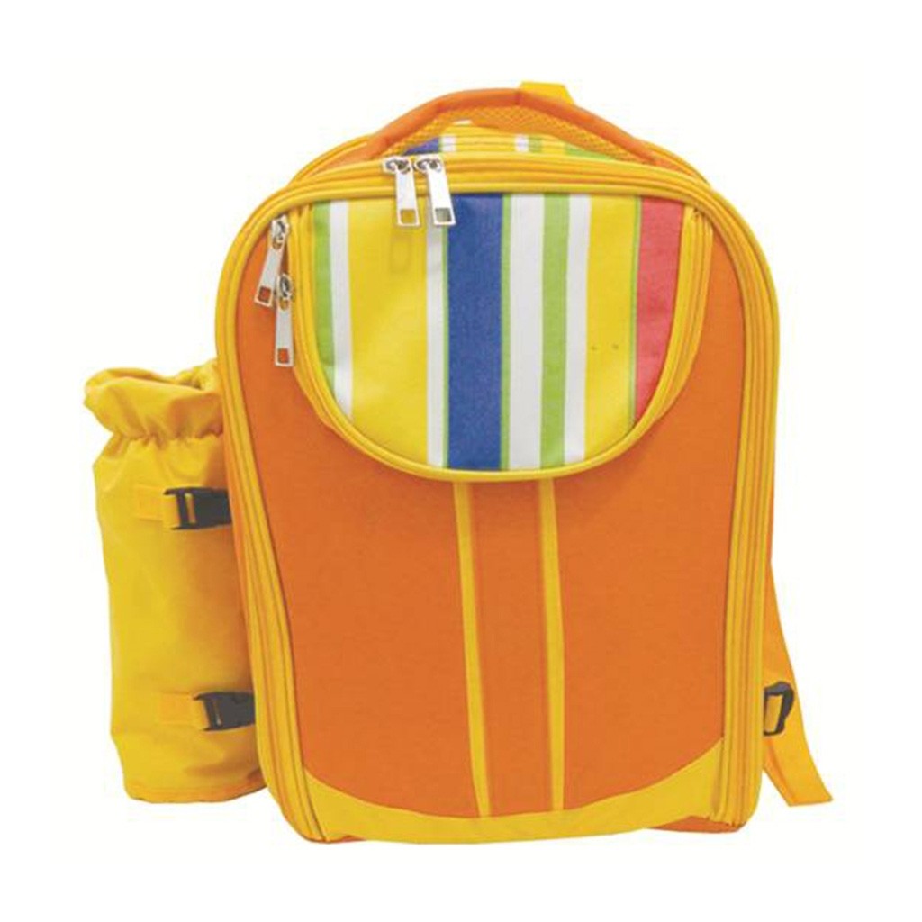 Set Para Pic Nic Aquila con Mochila Naranja
