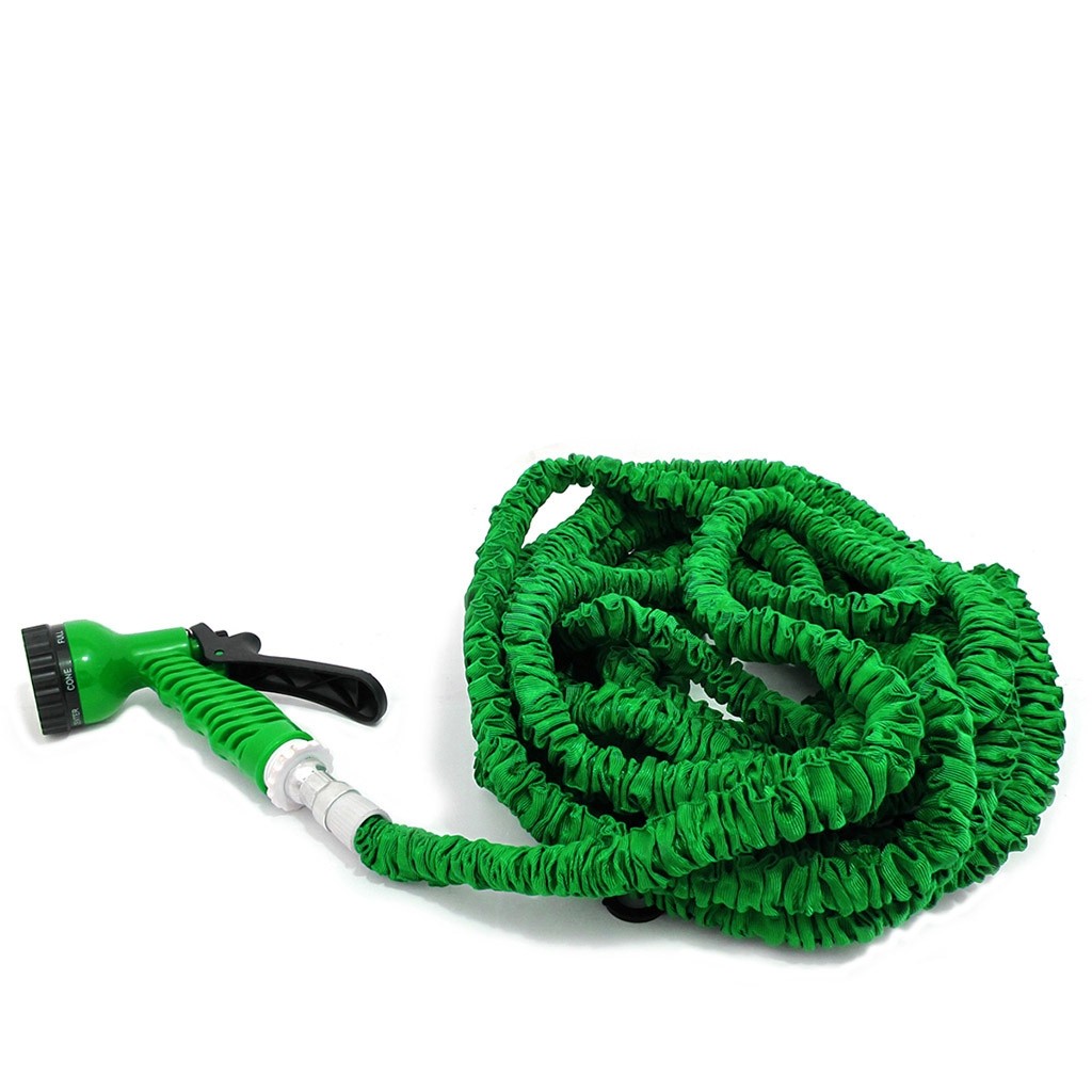 Manguera Flexible POP 15 Mts + Pistola de Regalo-Verde