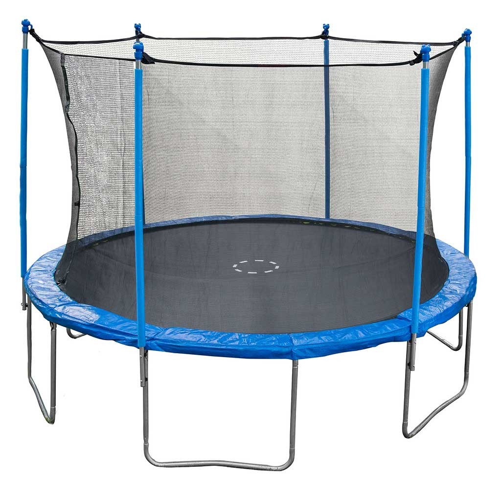 Trampolín de 3.7m con red marca X-TRENDER Azul