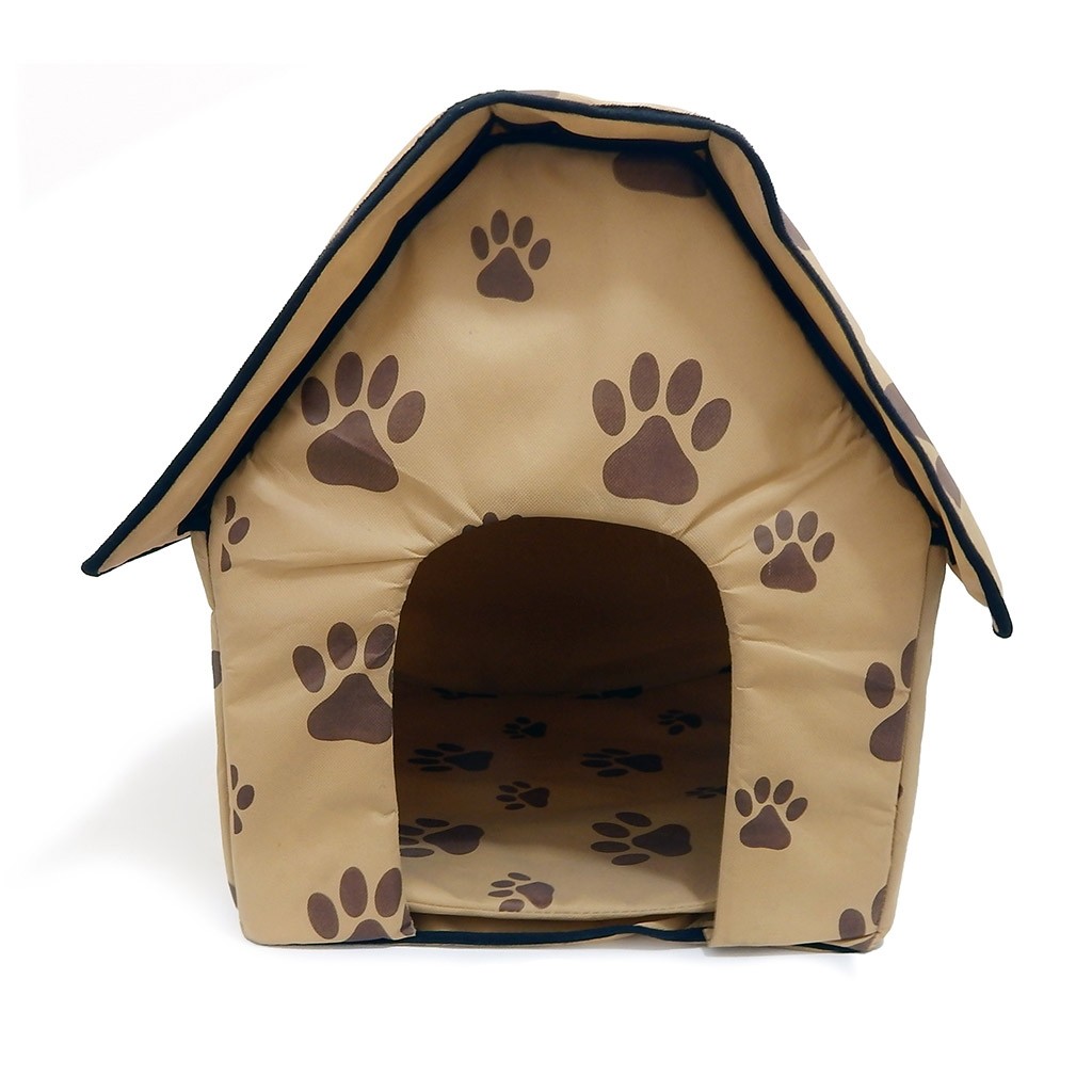 Casa Portátil para Cachorros Café