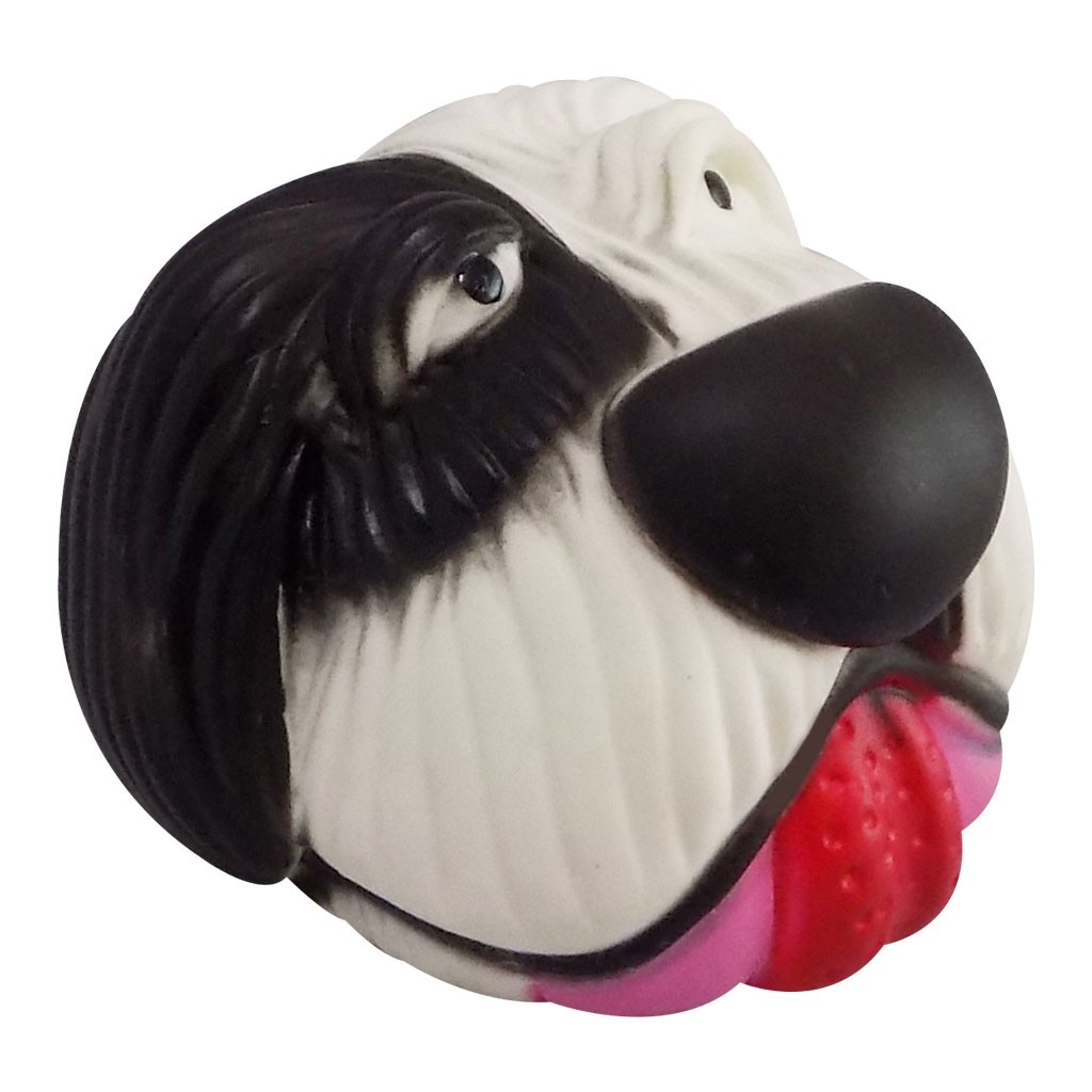 Perro Greñas Blanco Perrisimo Vinil Mediano